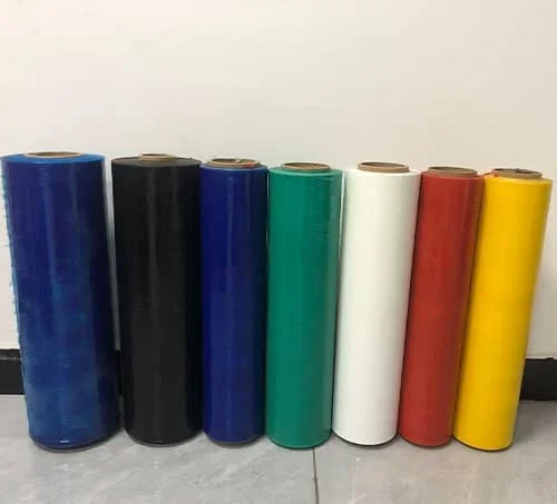 Color stretch wrap film