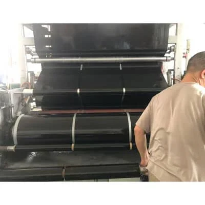 Black pallet wrap supplied by Foshan JYE