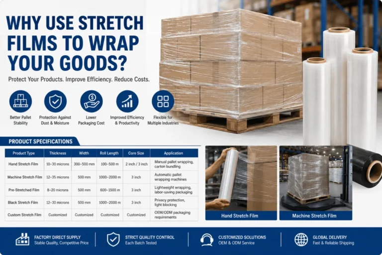 Why Use Stretch Films to Wrap Your Goods