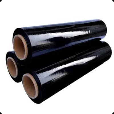 black pallet wrap for warehouse packaging