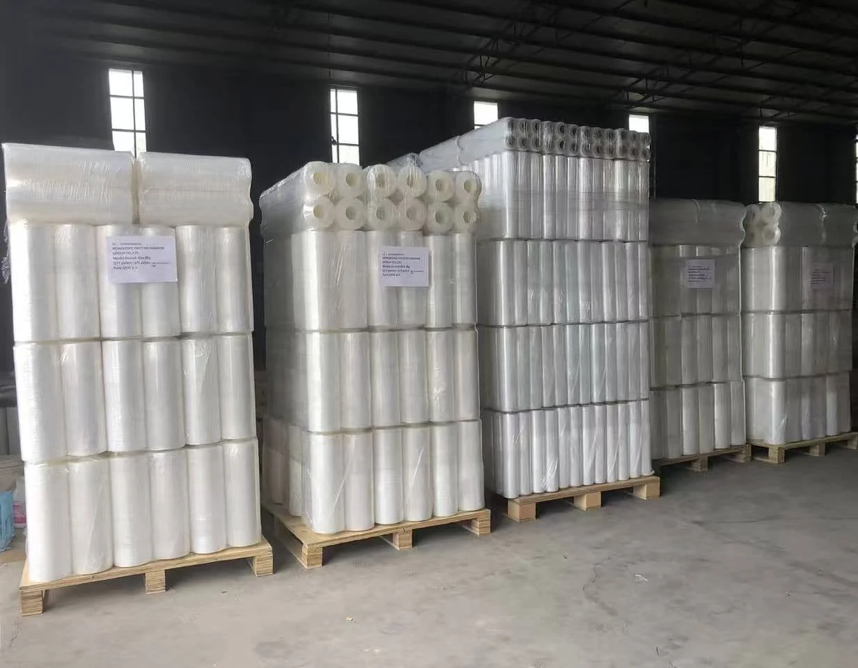 Virgin and recycled stretch film rolls manufactured by JYE Packaging