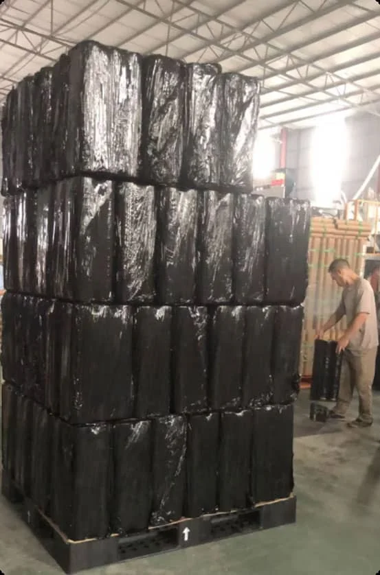 opaque stretch film for export pallets